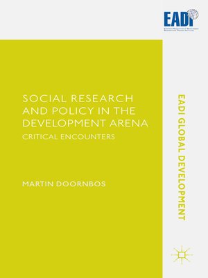 cover image of Social Research and Policy in the Development Arena